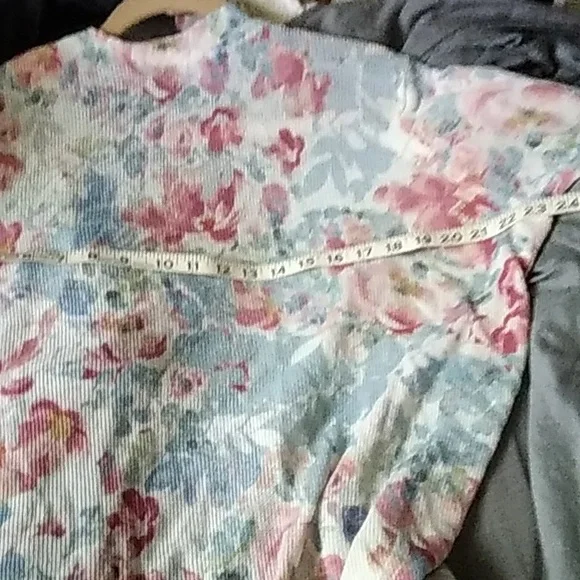 Jjill linen blend floral duster linen blend cardigan.No issues size large - Picture 4 of 4